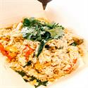 Basil Fried Rice with mushroom and bell pepper