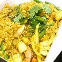 Silver Spoon Fried Rice with prawn, calamari, scallop and mussel — the house signature